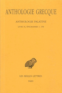 Anthologie grecque, t. VII, liv. 9, 1ère partie